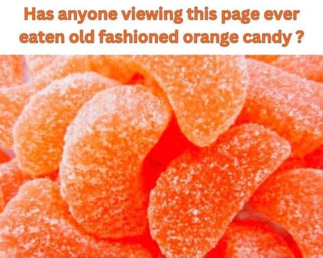 OLD FASHIONED ORANGE CANDY