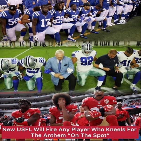 Will fire any player who kneels for the anthem